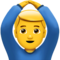 Man Gesturing OK emoji on Apple